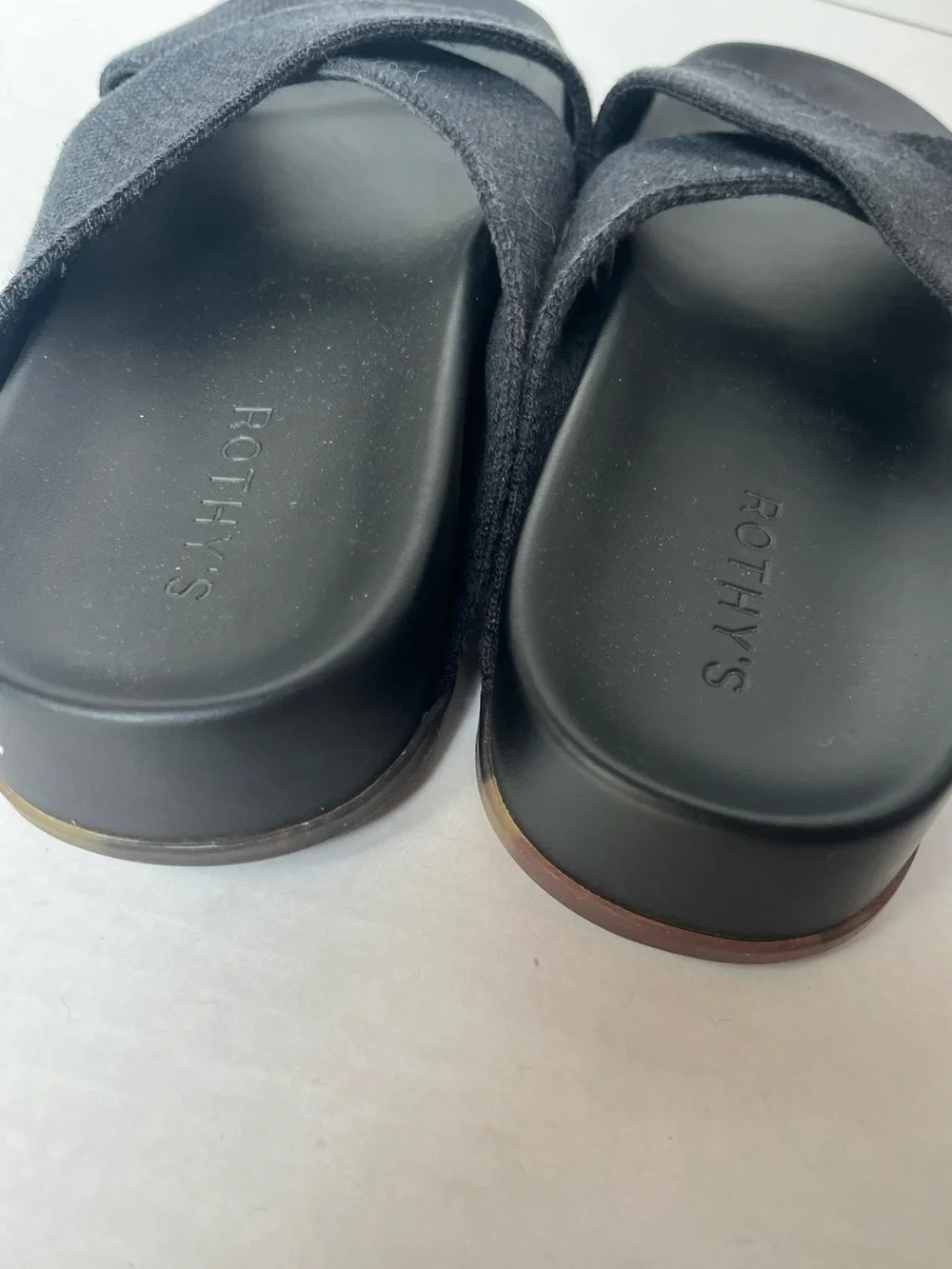Rothy’s The Weekend Slide Sandal Black